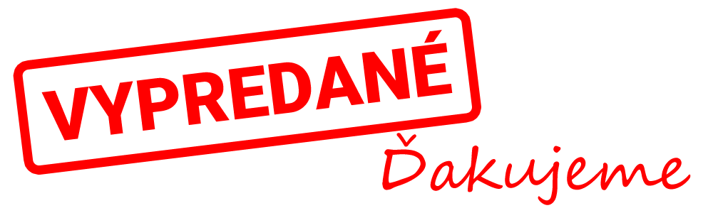 máme vypredané